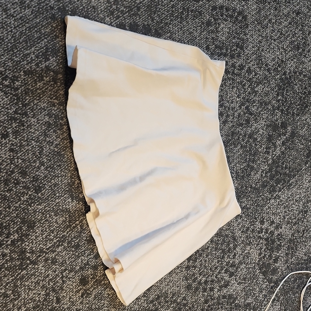 H&M Cream Mini Skirt